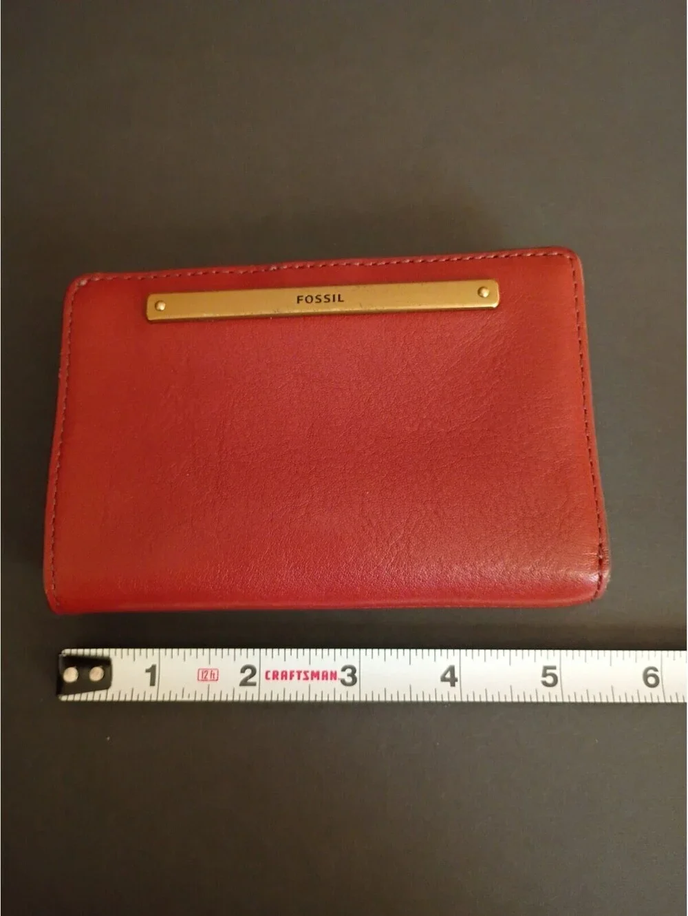 Fossil Leather Bifold Wallet Liza Multifunction Women Brown